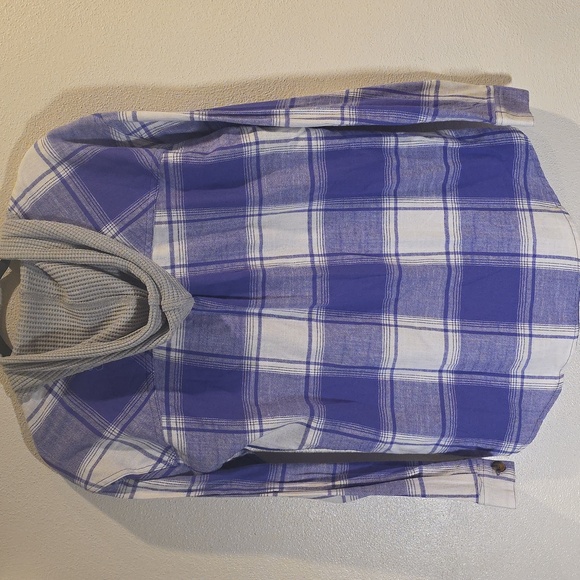 NWT Maurices Hooded Lightweight Flannel Shirt - Picture 5 of 8